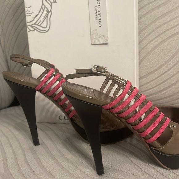 VERSACE COLLECTION SANDALS ZISE 7 - Picture 5 of 12